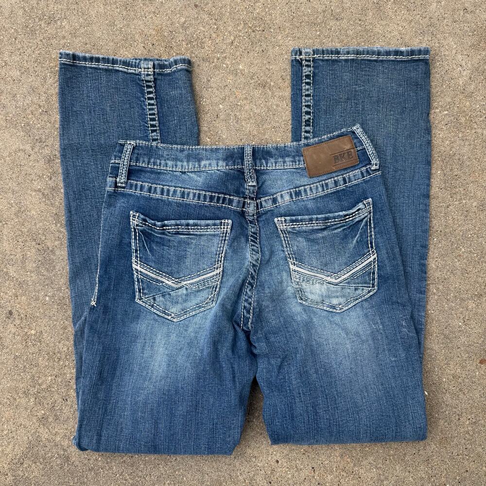Buckle BKE Jake 30R Bootleg Blue Jeans FPC15180R